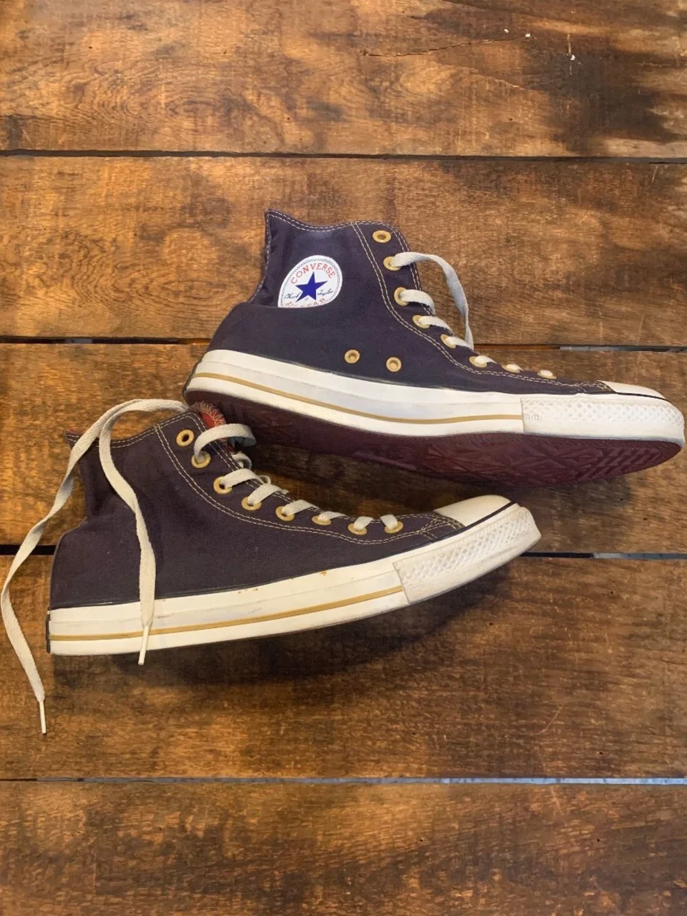Converse navy High Top Sneakers - Picture 2 of 4